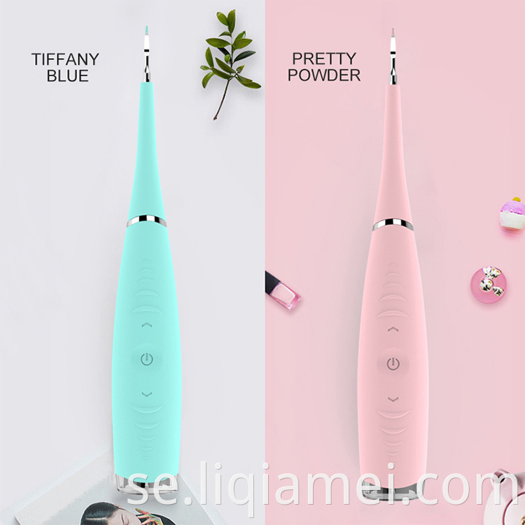 Mini Ultrasonic Electric Tooth Cleaner Portable Chargeable Waterproof Teeth Cleaning Machine